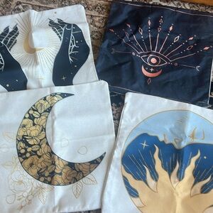 Gold and Black Accent Pillows with Elegant Design